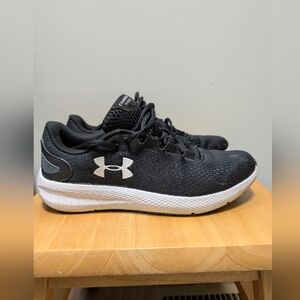 Under Armour Black Breathable Mesh Athletic Sneakers